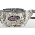Digital Camouflage Poly Three-Zipper Fanny Pack